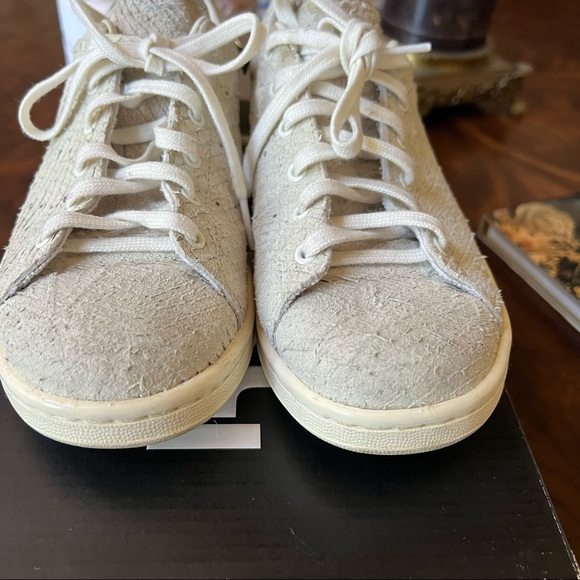 Adidas Stan Smith with Metal Plate. Snakeskin Patterned Upper. Size 5.5. Fit 7 - Picture 5 of 13